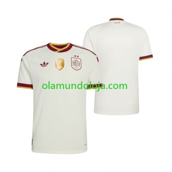 Camisola Espanha 2-star Homem Equipamento Segundo 2026-2027 Manga Curta